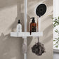 🚿 Adjustable Shower Riser Rail Storage Rack – No-Drill Clamp-On Organizer for Shampoo & Soap ✨