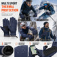 Winter Thermal Gloves for Men and Women Windproof Cold Resistant Touchscreen Non Slip Gloves for Cycling