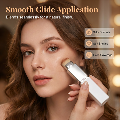 ✨ 2-in-1 Colour Changing Foundation Stick – Smart Match, Built-in Brush, 13g ✨