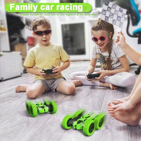 🚗 Remote Control 360° Tumbling Stunt Car – All-Terrain, LED, Rechargeable ✨