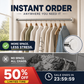 🥼👚 Create storage space anywhere anytime！Adjustable No-Drill Tension Rod